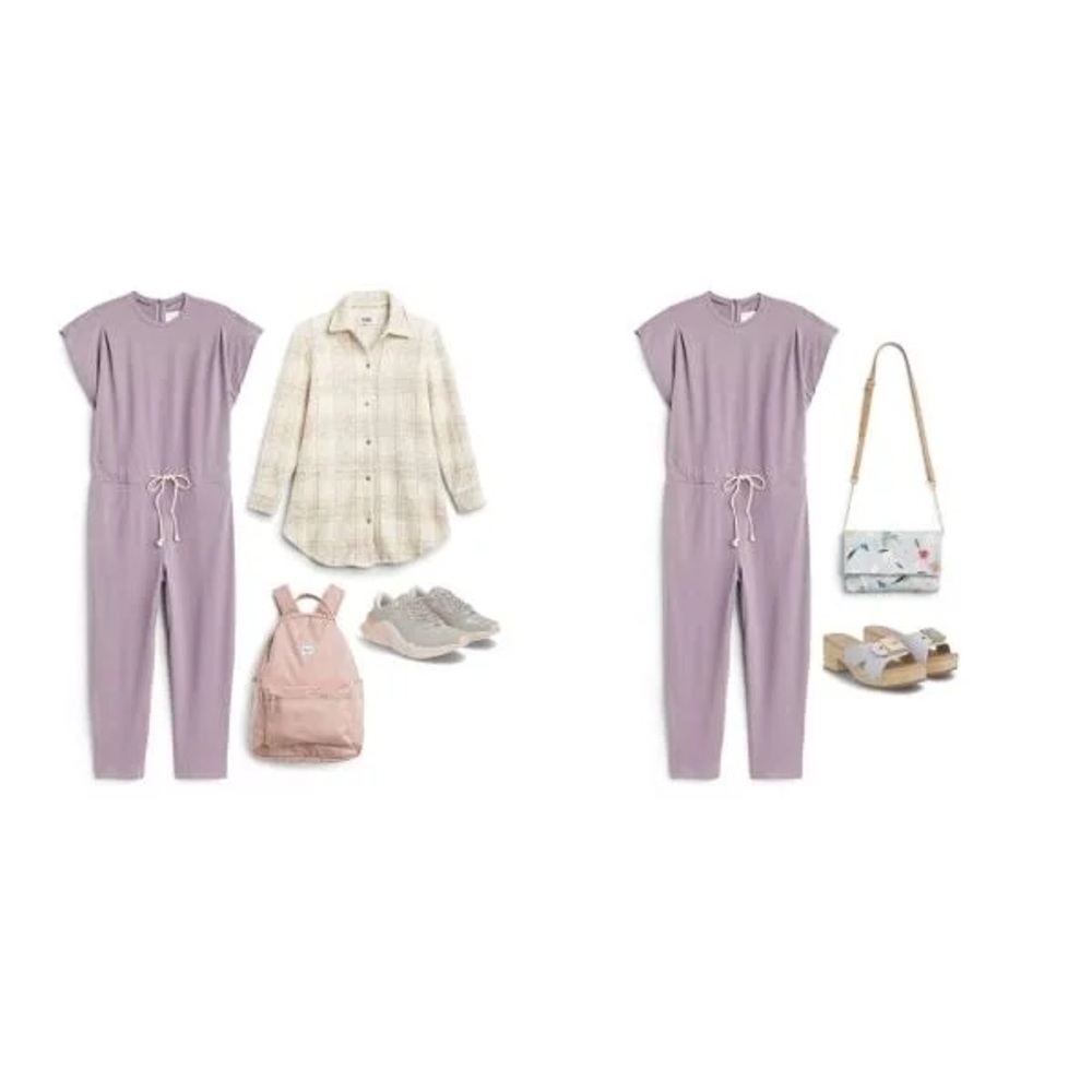 Pistola Decklin Jumpsuit in Lilac Smoke - Picture 9 of 11